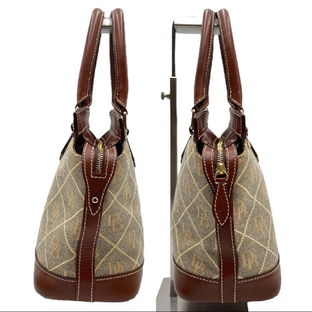 Dooney & Bourke Medium Domed Zip Top Satchel with crossbody strap - Picture 4 of 10